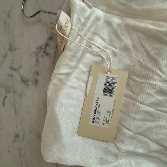 NEW Ramy Brook Arden V-Neck Cap Sleeve Dress Size 0 - Picture 8 of 8